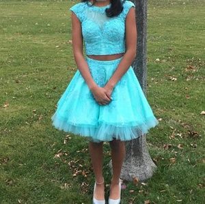 Jovani two piece prom dress